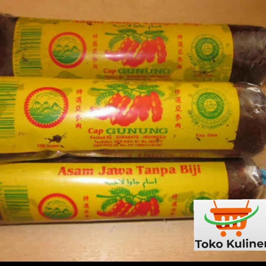 

Asam Jawa Tanpa Biji Berat @ 150 gr