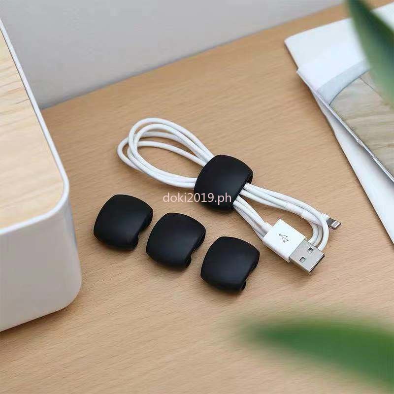 Gesper Pengikat Kabel Data / Charger / Earphone Multifungsi Untuk Travel