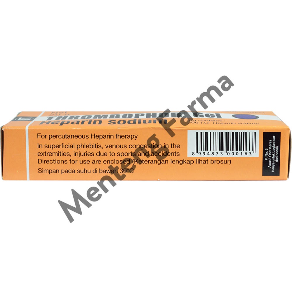 Thrombophop Gel - Salep Untuk Memar, Bengkak, Cidera, Terkilir