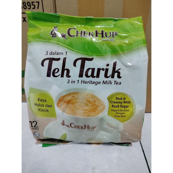 Jual Chekhup Teh Tarik 3in1 Heritage Milk Tea Malaysia Shopee Indonesia 1145