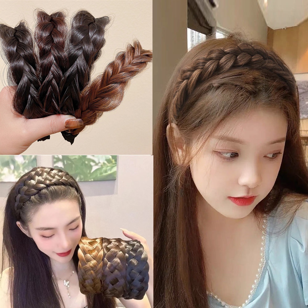 Bando Model Tulang Ikan Handmade Gaya Korea Untuk Wanita