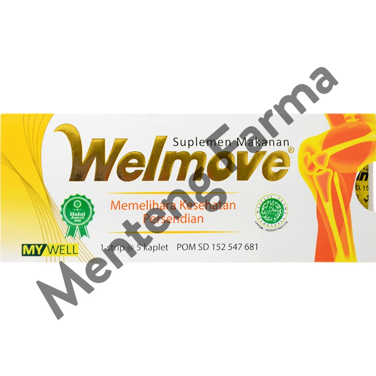 Welmove 5 Kaplet - Glukosamin Chondroitin untuk Kaku dan Nyeri Sendi