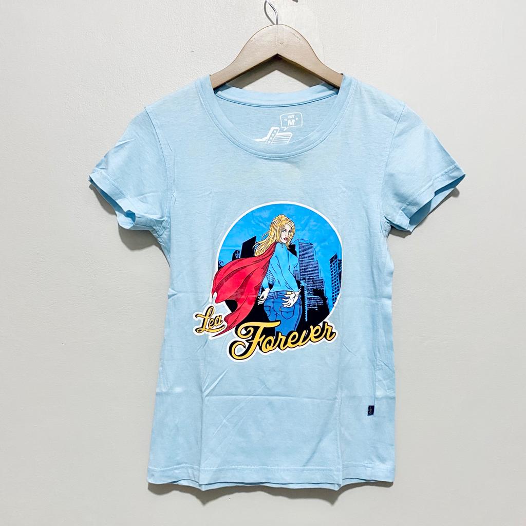 cloaks. / kaos lea / tshirt lea / atasan wanita / preloved