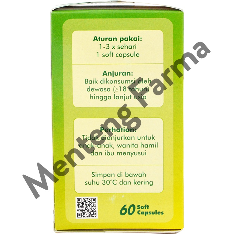 Omepros 60 Soft Capsules - Suplemen Kesehatan Penurun Kolestrol