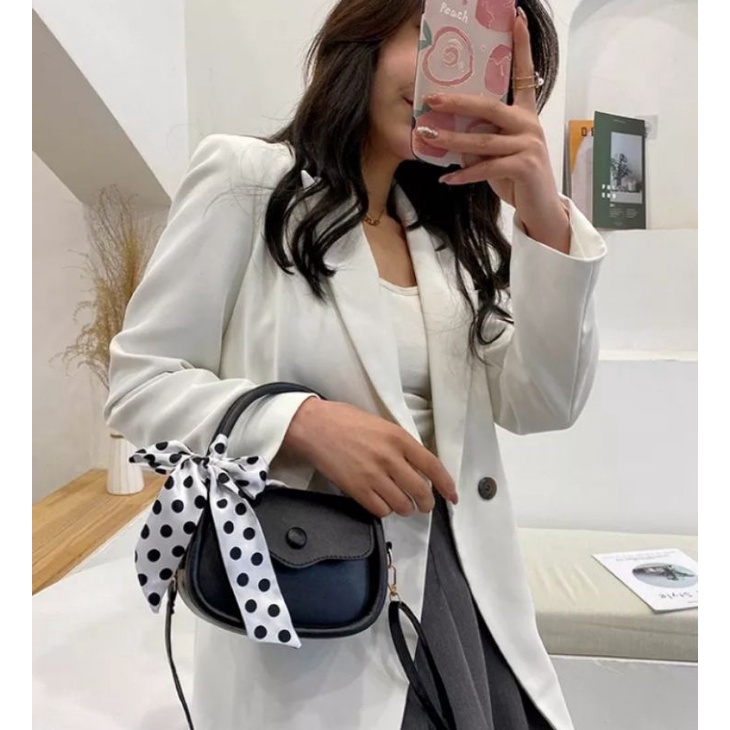 ROSSY SLING BAG KOREAN STYLE/TAS SLEMPANG WANITA/TAS BAHU WANITA(MUAT HP)