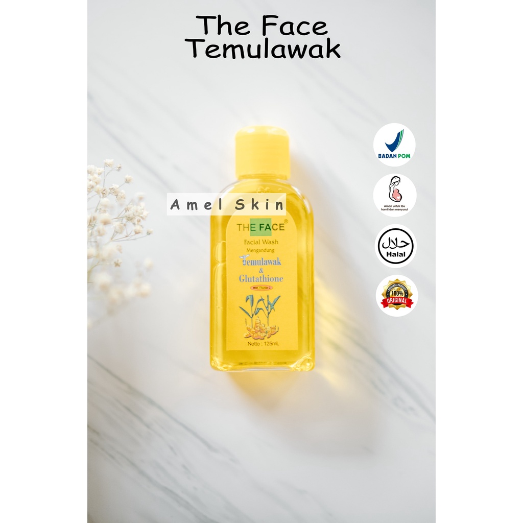 The Face Temulawak  I Toner Brightening I Toner Wajah Susah Putih I Berjerawat I Cream BPOM I THe Fa