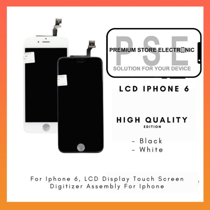 LCD TOUCHSCREEN FULLSET IP 6 SUPER GARANSI 1 BULAN