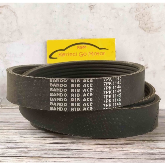 BANDO VAN BELT 7PK 1145 RIB BELT TALI KIPAS 7PK-1145 FAN BELT ALUR