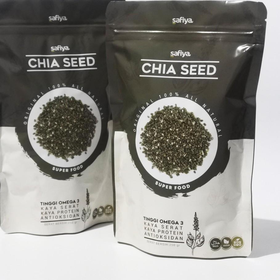 

BISA COD ✔️Organic Black Chia Seed 1 Kg Biji Chia Hitam Premium - Original SAFIYA HERBAL|SQ9