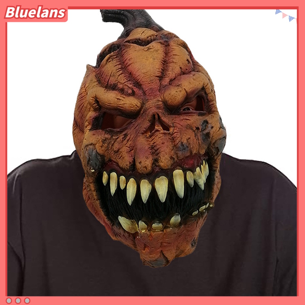 Masker Penutup Wajah Bentuk Labu Halloween