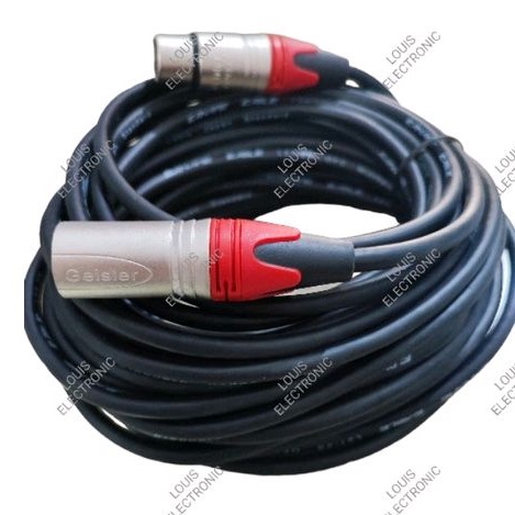 Kabel Audio Mic Canare Canon 10meter Jack Xlr male to female