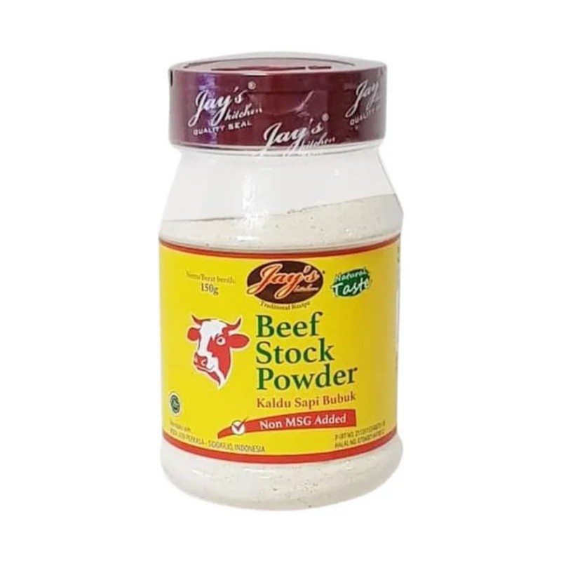 BEEF STOCK POWDER JAY'S NON MSG KEMASAN 150GR TERMURAH ENAK