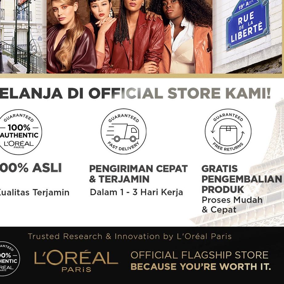 Promo Terbatas--L'Oreal Paris Hyaluronic Acid Day Cream - 50ml - Moisturizer Krim Siang Skincare Lor