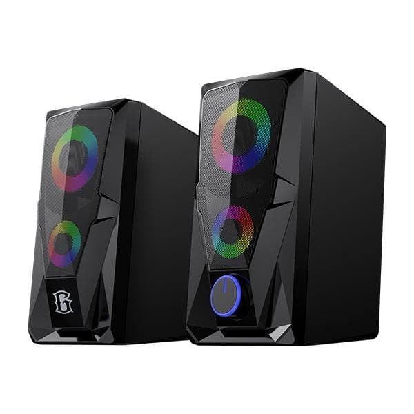 GAMEN RS200 SPEAKER GAMING 3.5 MM DENGAN input AUX dan RGB FLOW