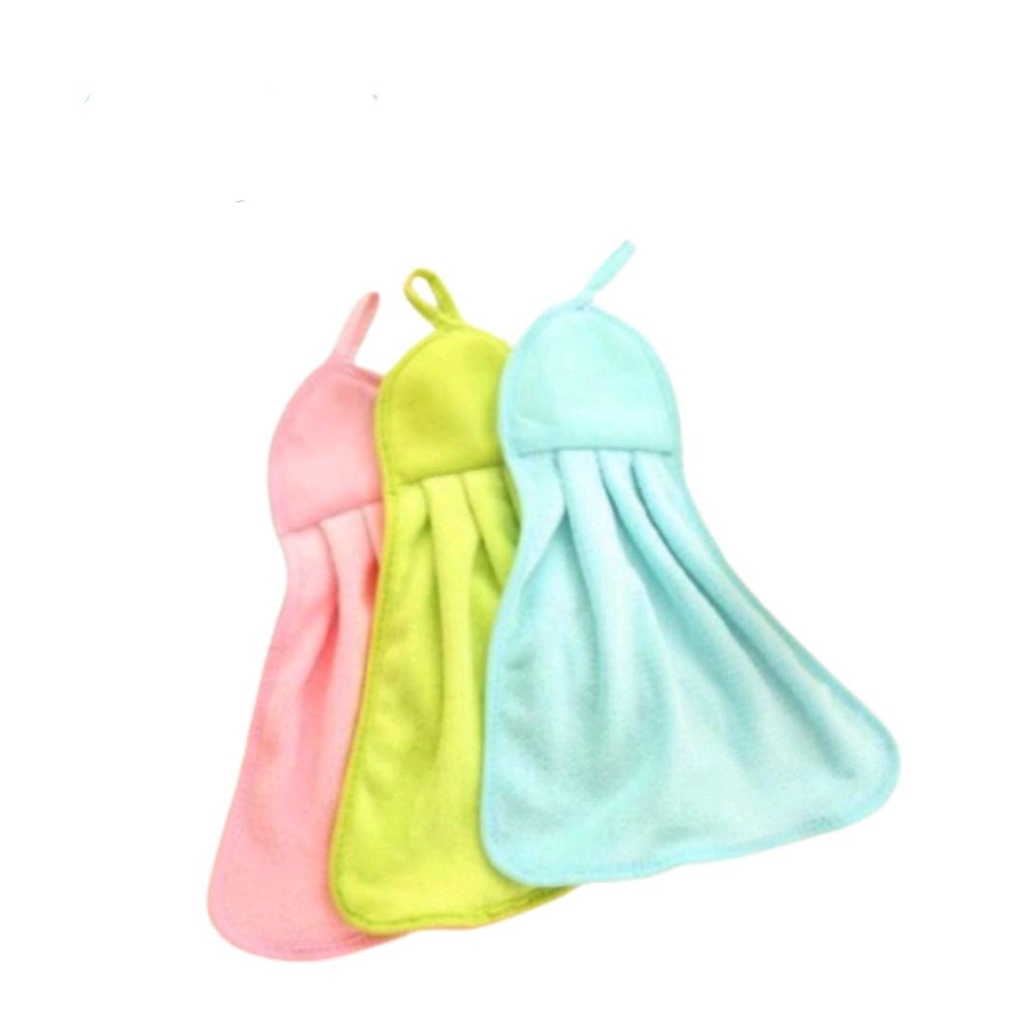 Kain Lap Tangan Gantung Warna Polos Handuk Tangan