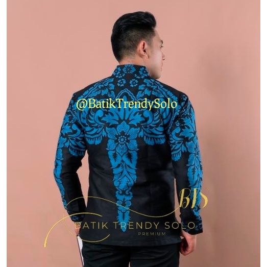 Hem  Kemeja Baju Batik Pria Cowok Laki Laki Slimfit Full Lapis Furing Lengan Panjang Lengan Pendek Original Asli Batik Jumanta Solo Laweyan Size S M L Xl XXL Bahan Katun Premium  998