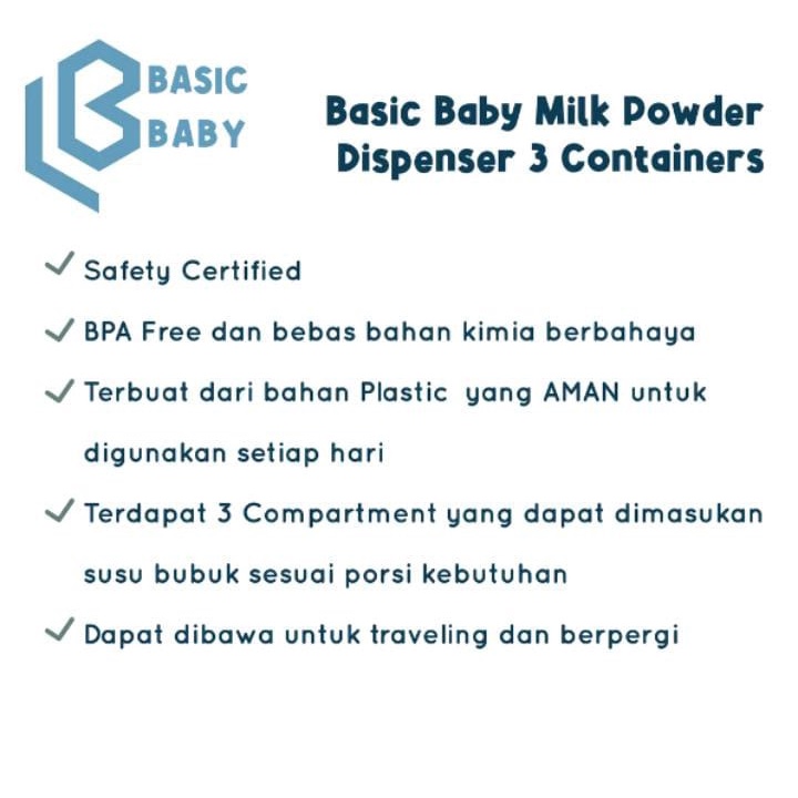 BASIC BABY MILK POWDER DISPENSER