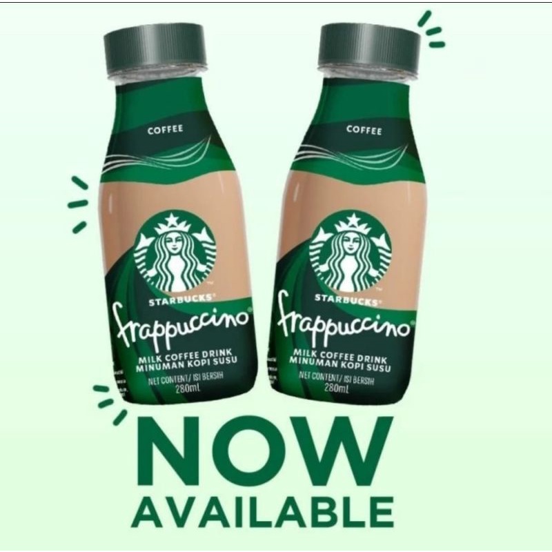 

STARBUCKS Frappuccino Milk Coffee Instant Kopi Instan Botol Starbuck