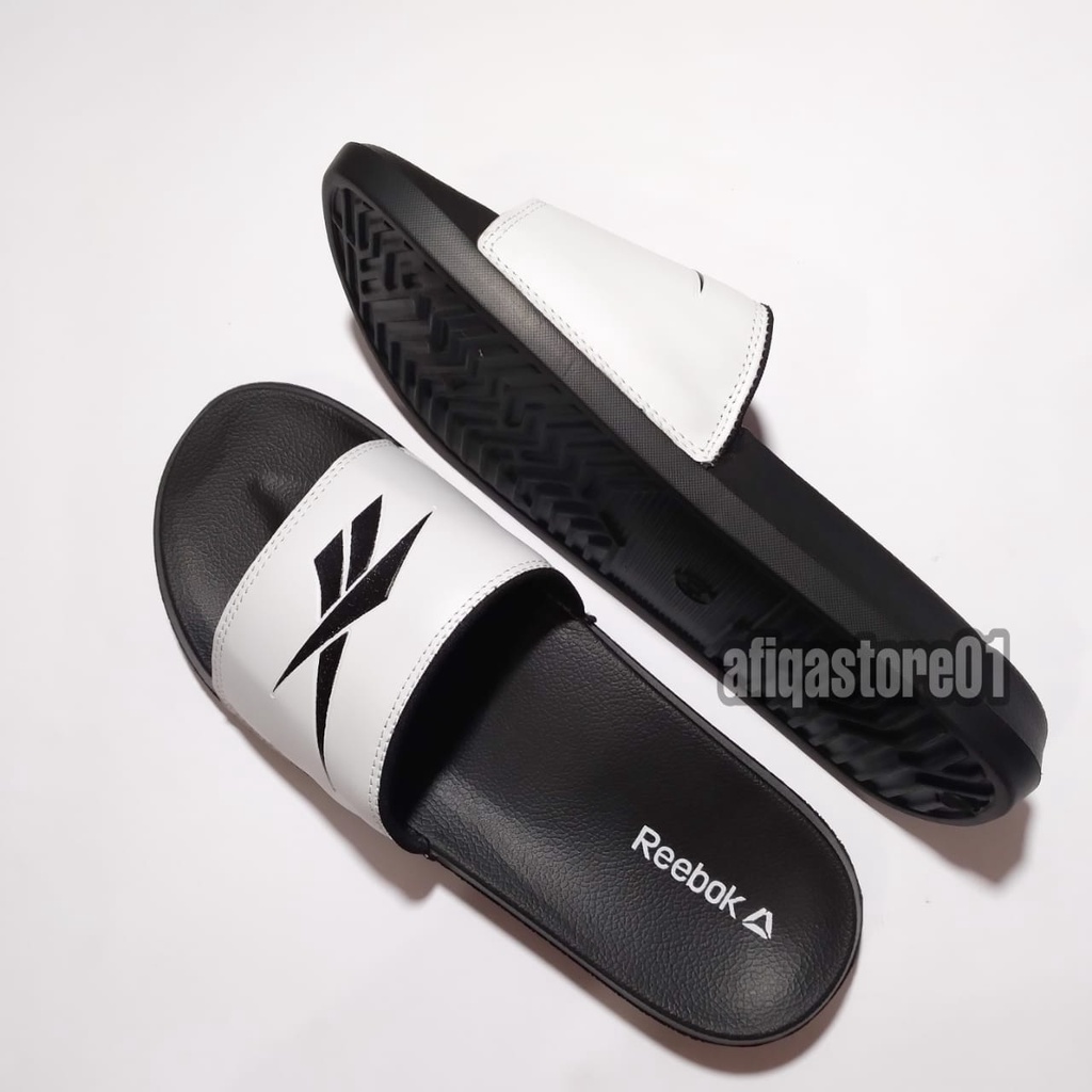 Sandal Pria Wanita Terbaru Anti Slip Bahan Karet Lentur Sandal Slop Full Black