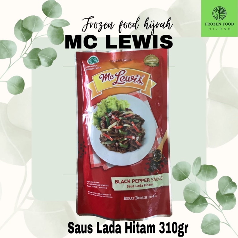 

MC LEWIS SAUS LADA HITAM 310GR