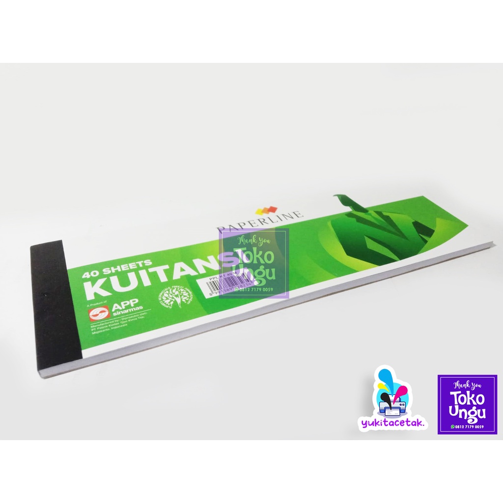 

Kwitansi/Kuitansi kecil isi 40 lembar