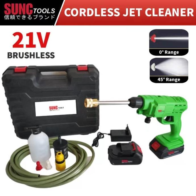 Promo Sunc Jet Cleaner Cordless Brushless Mesin Cuci Mobil Motor