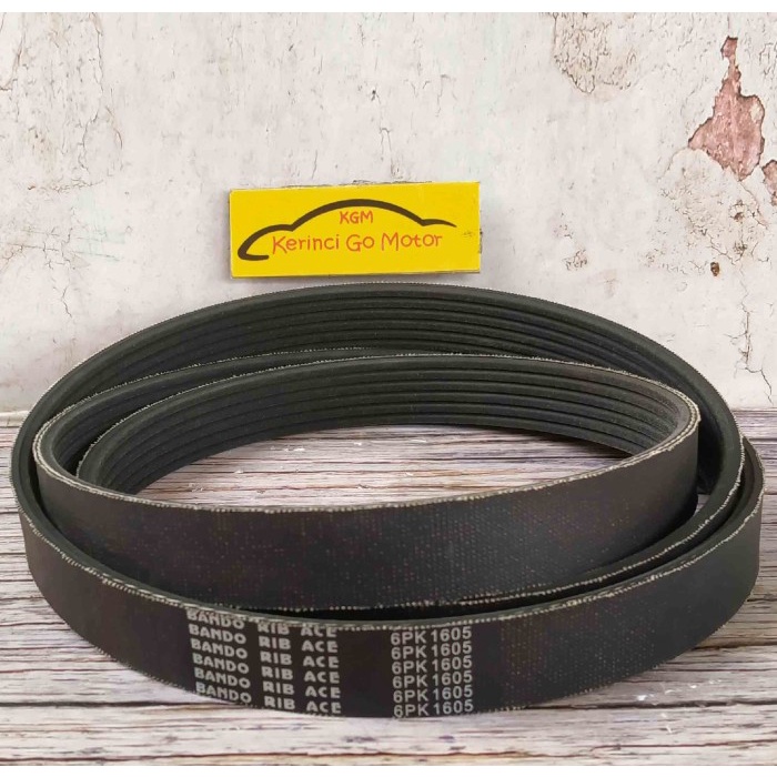 BANDO VAN BELT 6PK 1605 RIB BELT TALI KIPAS 6PK-1605 FAN BELT ALUR