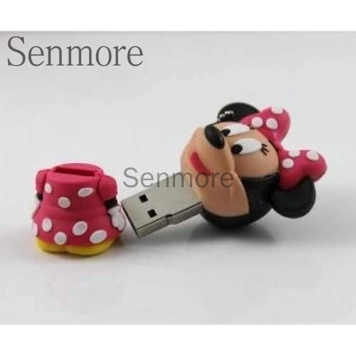 Pendrive 128GB Minnie Mouse 1GB 8GB 16GB 32GB 64GB 1TB 2TB Warna Pink