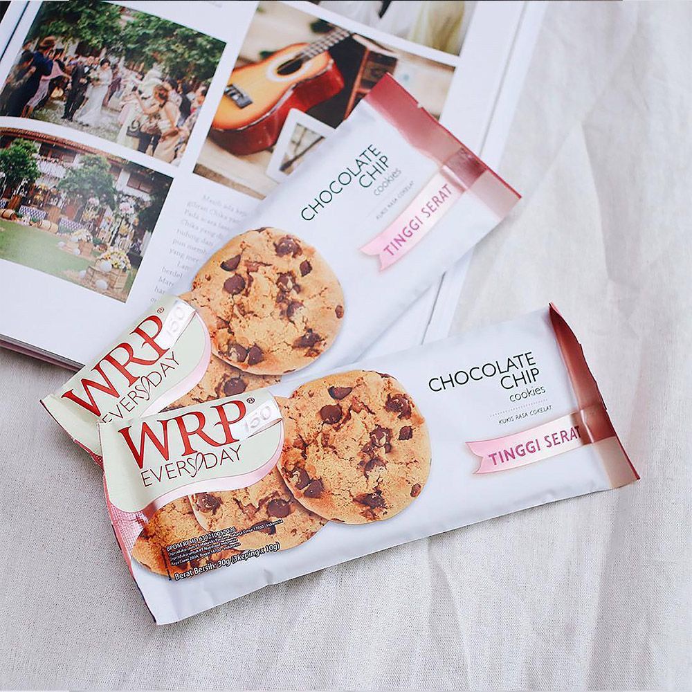 WRP Cookies 30g -  Chocolate / Keju Edam - Tinggi Serat - Cemilan Diet - Kukis Coklat Choco Cheese