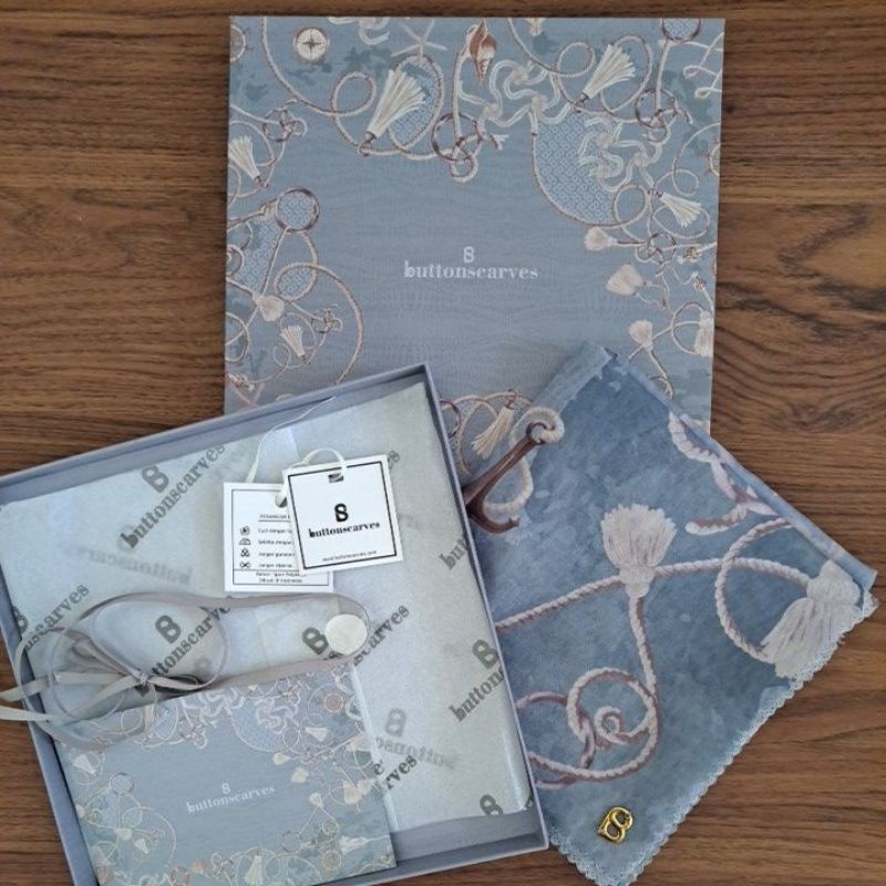 Preloved Buttonscarves Nautical Series