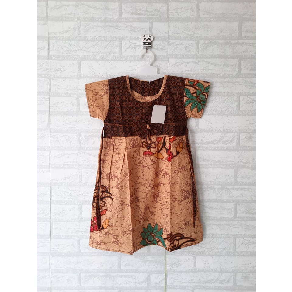 Dress batik anak size L