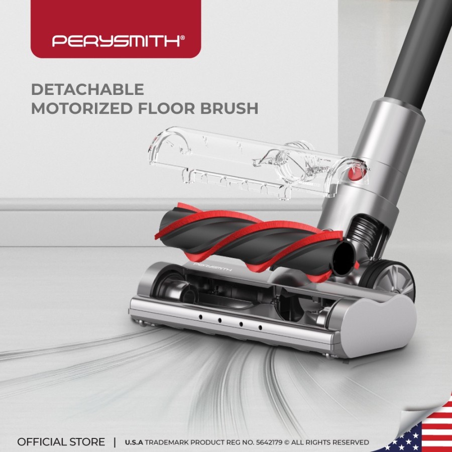 PerySmith XP5 Cordless Vacuum Cleaner Handheld Penyedot Debu 20000PA