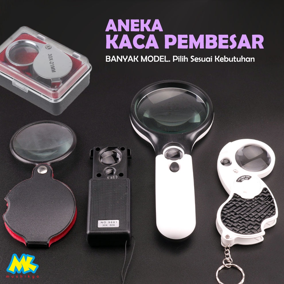 

Kaca Pembesar / Suryakanta / Triplet / Lup / Magnifying Glass