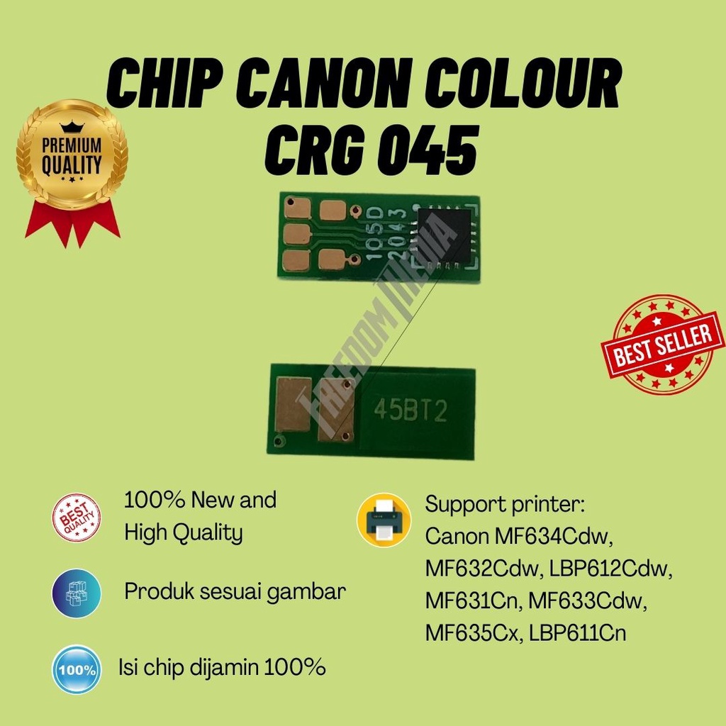 Chip Printer CRG045 045 - Canon image CLASS LBP611 LBP613 MF631 MF633 MF635
