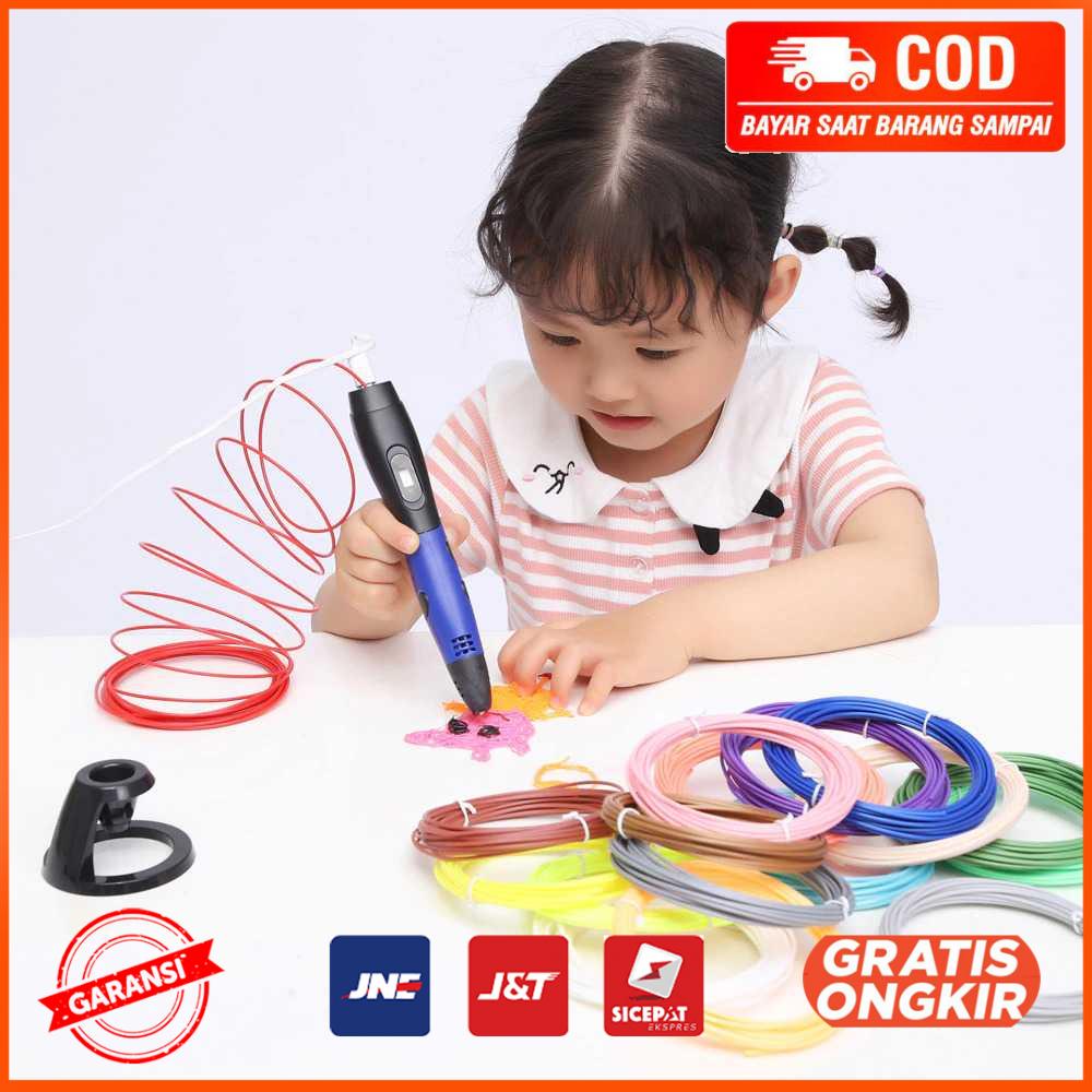 Pen 3D Filaments ABS PLA 1.75mm 10 Colors 5 Meter AV 200