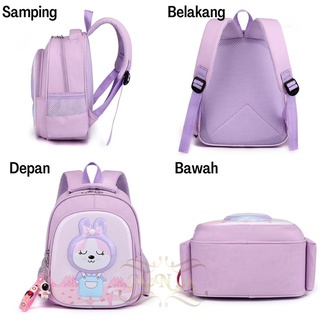 [MONA] Tas Anak Sekolah Ransel PG/PAUD TK Lucu Keren Imut Cowok/Cewek Motif Timbul Karakter Hewan Import Premium -M0190