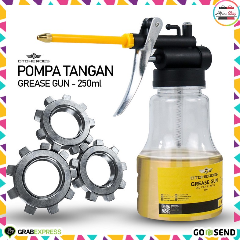 Jual Botol Pelumas Rantai 250ml Pompa Tangan Minyak Gemuk | Shopee ...
