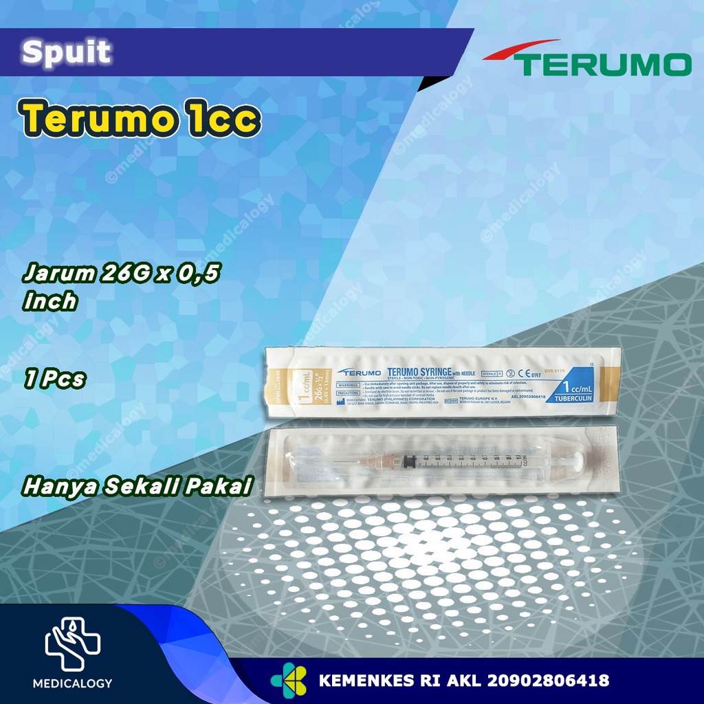 Spuit Terumo 1 cc Ecer Satuan