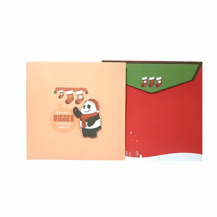 

We Bare Bear Christmas Card / Kartu Ucapan - BiggerChristmas