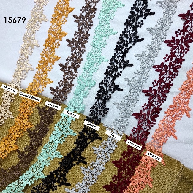 Kain Renda Giper/Kain Renda Mukena CR4-15679(L:-/+5 cm) - Min 15 Yard