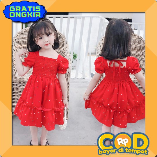 Baju Anak Umur 8 9 10 11 12 Tahun Set Korea Stelan Setelan Anak Cewe Murah Import Ld 80 Midi Dress R