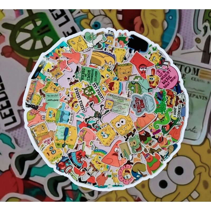 

STIKER SPONGEBOB WATERPROOF