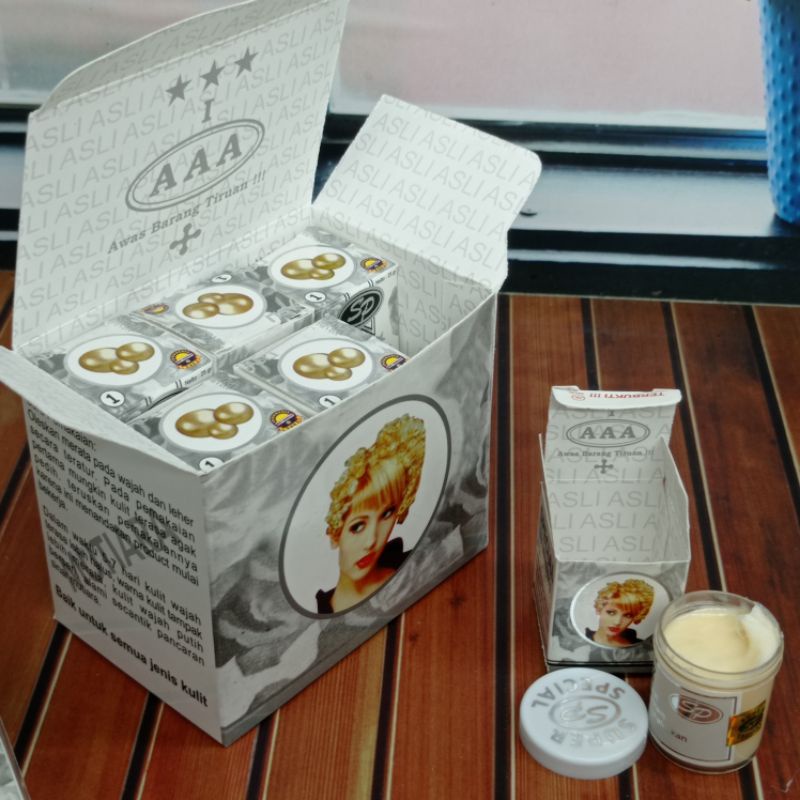 LUSINAN(BOX) CREAM SP MUTIARA PUTIH SEGEL AAA BOX