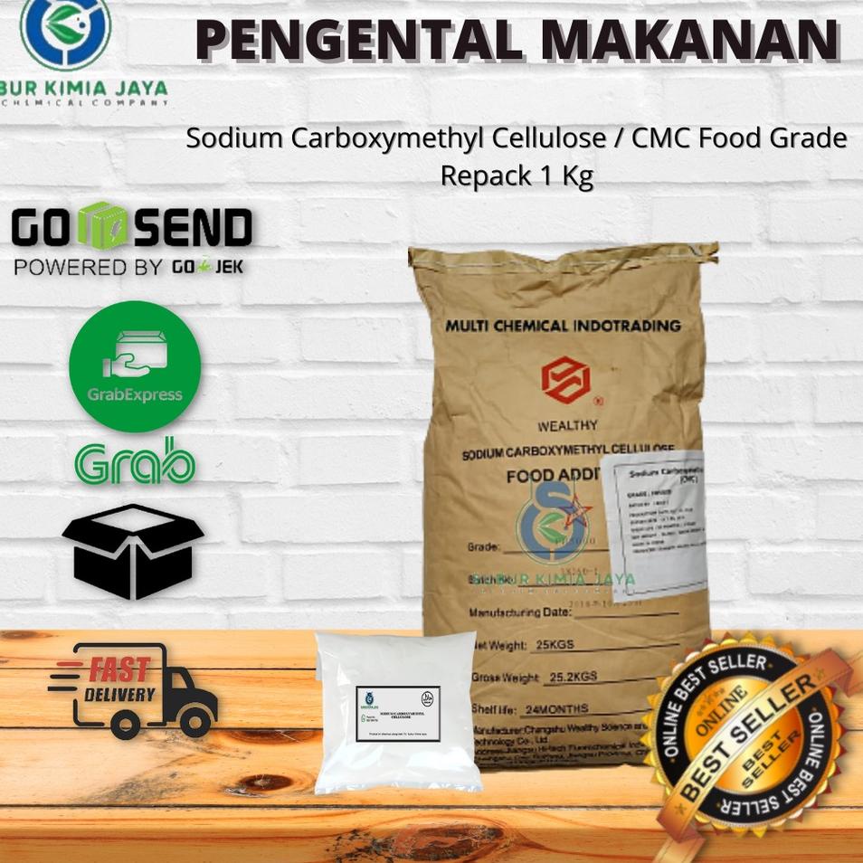 

Buruan Beli--CMC / CarboxyMethyl Cellulose / Pengental Makanan ( FOOD GRADE ) 1 KG