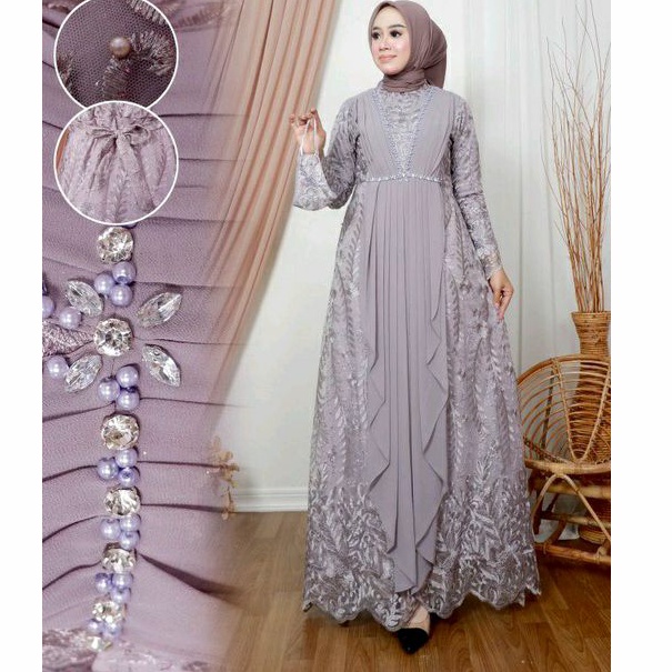 gamis/kebaya/gamis pesta modern/dress brokat