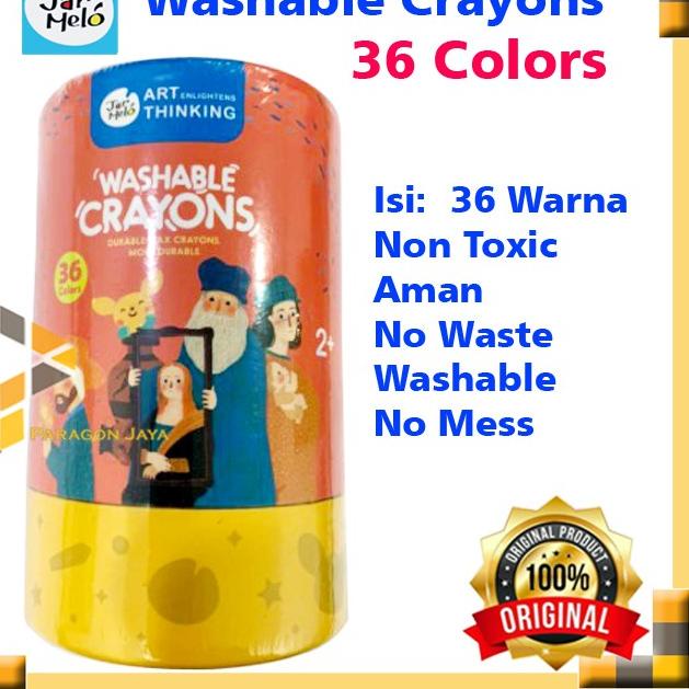 

Update! Joan Miro Baby Roo Jar Melo Washable Crayon Non Toxic Crayons 국