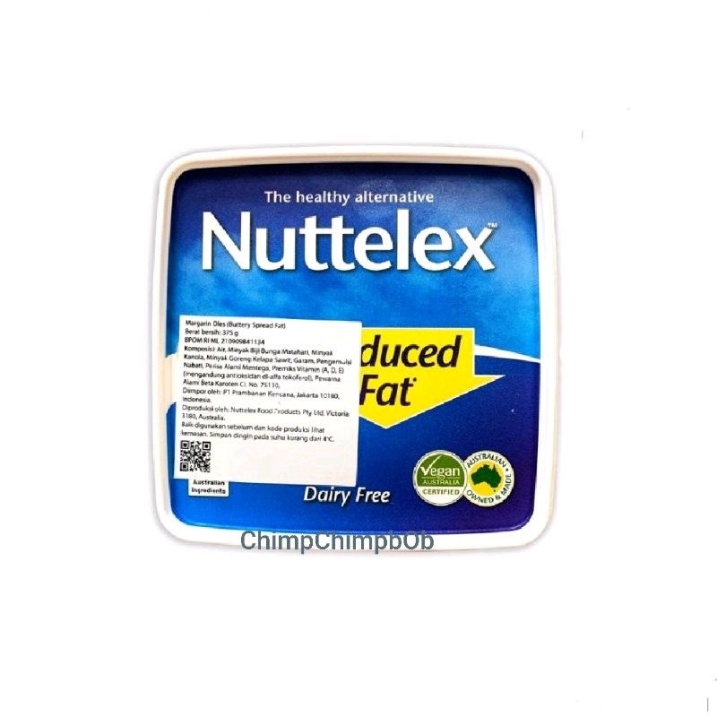 

NUTTELEX BUTTERY SPREAD REDUCE FAT 375 GRAM / PACK