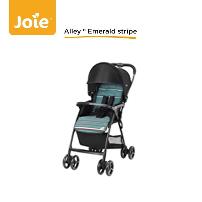 Joie Alley Emerald Stripe Stroller - Kereta Dorong Bayi