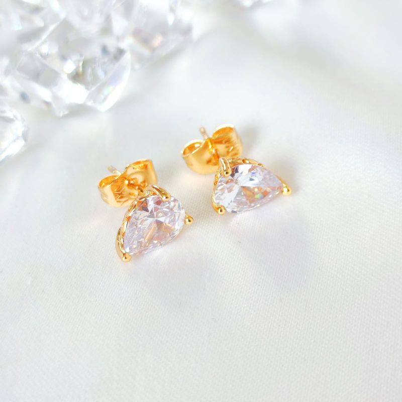 Anting Tusuk Xuping Permata Emas Import Wanita