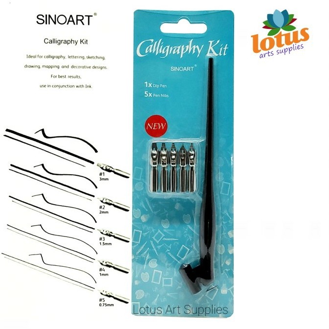 

Terlaris Calligraphy Kit / Kaligrafi Set Sinoart Limited